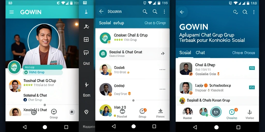 Tampilan antarmuka GOWIN yang modern dan ramah pengguna.